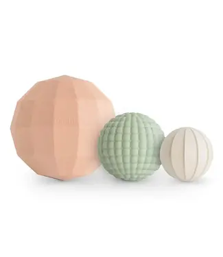 Mushie Mushie - Nesting Spheres Sensory Toy - Blush