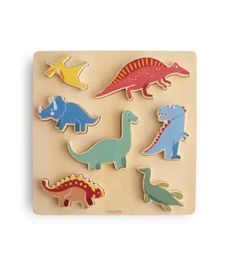 Mushie Mushie - Wooden Puzzle - Dino