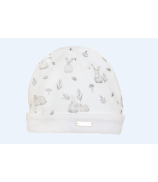 Pompetitpom Pompetitpom - Mutsje velours - Bunny Print