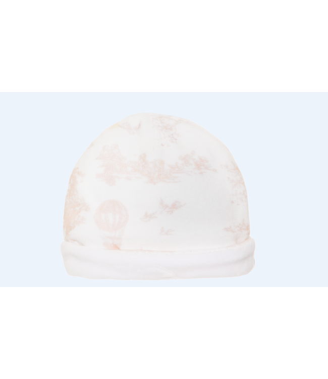 Pompetitpom Pompetitpom - Mutsje velours - Pink Toile