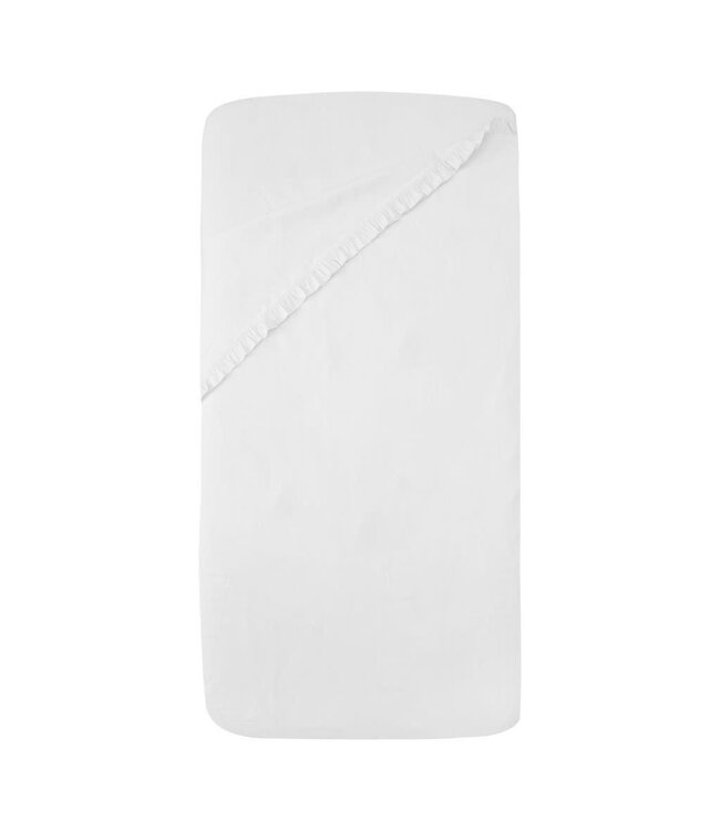 Witlof for Kids Witlof for Kids - Tuck-Inn Laken Wieg 40X80Cm Ruffle Wit