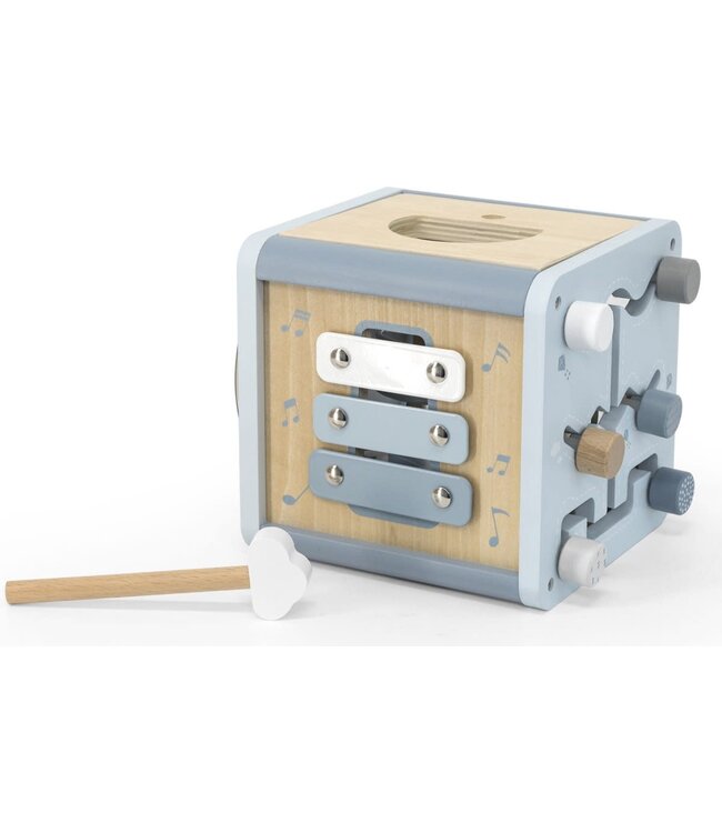 Label Label Label Label - Activity Cube - Blue