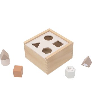 Label Label Label Label - Shape Sorting Box - Nougat
