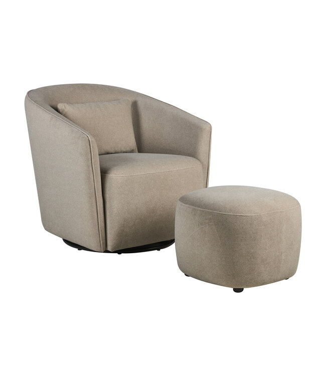 Quax Quax - Ottoman Gomi - Mohair Latte