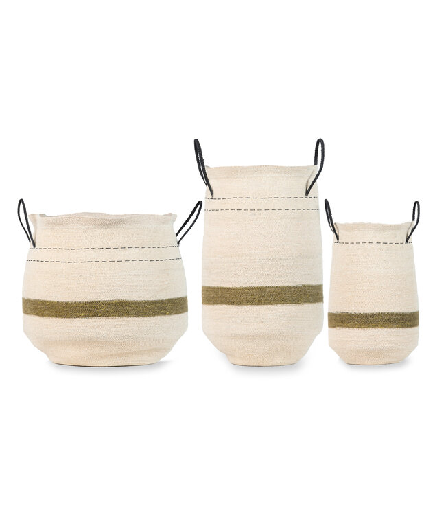 Quax Quax - 3 Opbergmanden - Natural