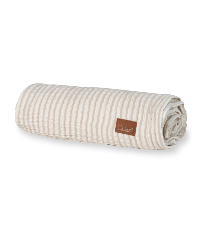 Quax Quax - Natural - Blanket/Towel Xl- Stripes