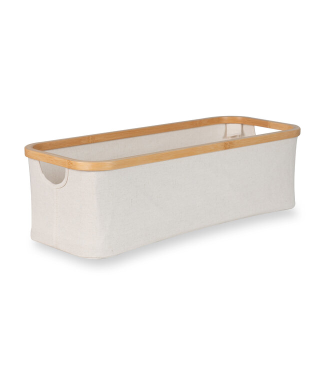 Quax Quax - Opbergmandje Xl - Luiertafel- Nat/Beige