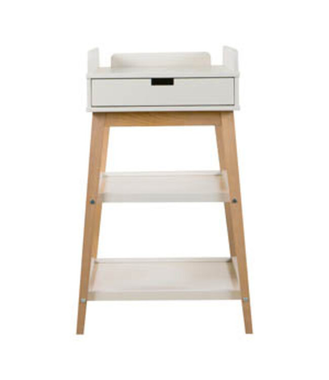 Quax Quax - Luiertafel Hip + Lade - Clay/Naturel