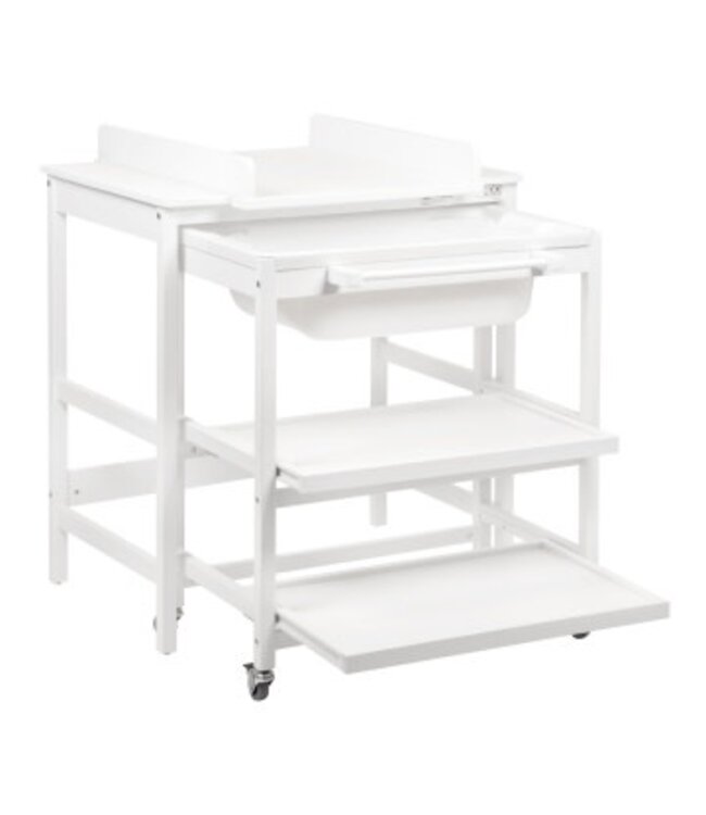 Quax Quax - Luiertafel Met Bad Smart - White