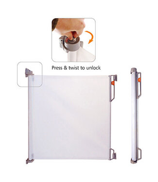 Quax Quax - Deurhek Compact Milk (Mesh) 0-140 Cm