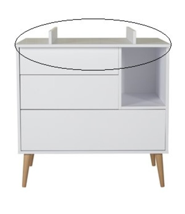 Quax Quax - Cocoon Extensie Commode - Ice White
