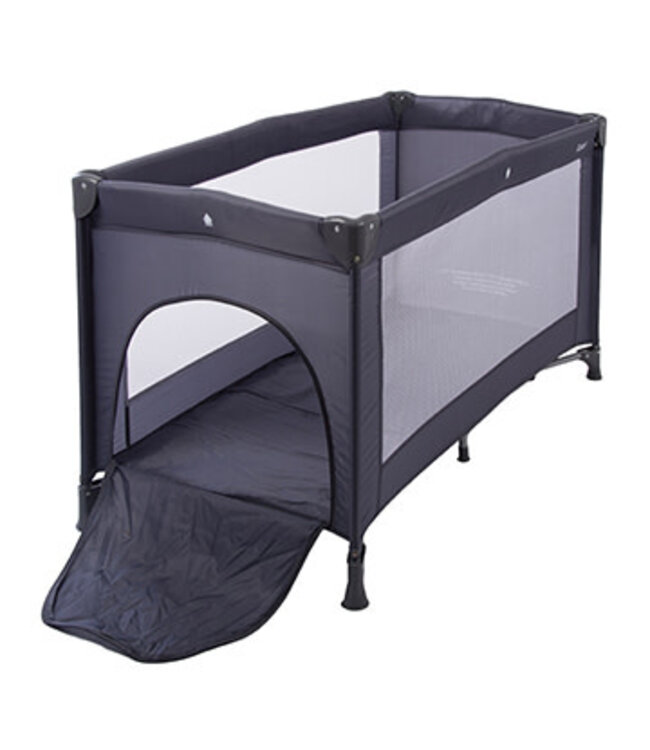 Quax Quax - Reisbedje 120*60 Cm Zipper - Black