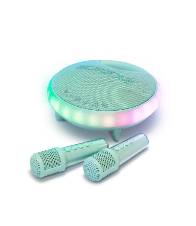 Kidywolf Kidywolf - Kidykaraoke - Karaoke Speaker  2 X 20W Speakers And Two Wireless Microphones With  Sound Effects.