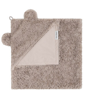 Baby's Only Baby's Only - Wikkeldeken Snow taupe - met oortjes