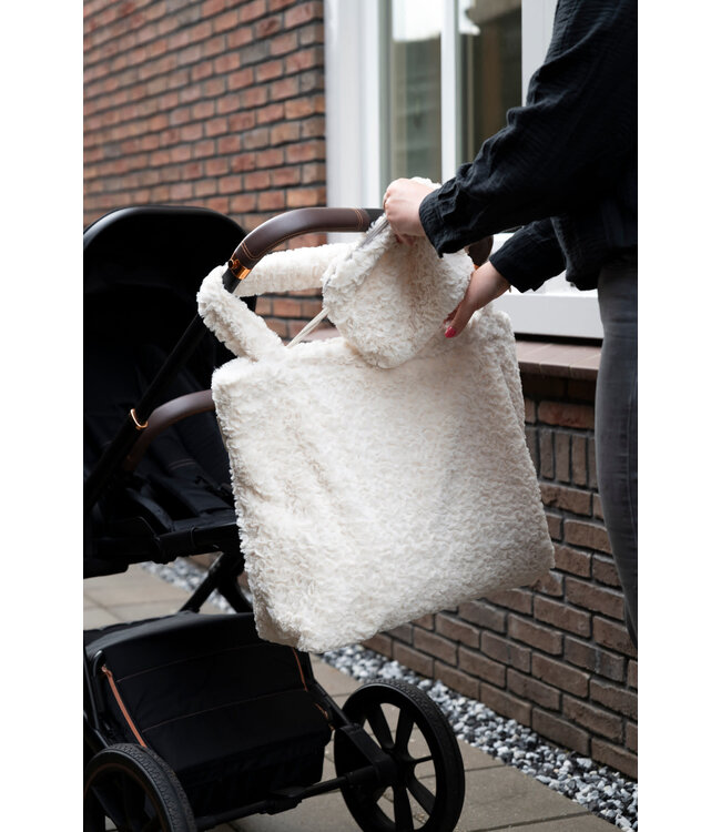 Baby's Only Baby's Only - Mom bag Snow wolwit - met etui