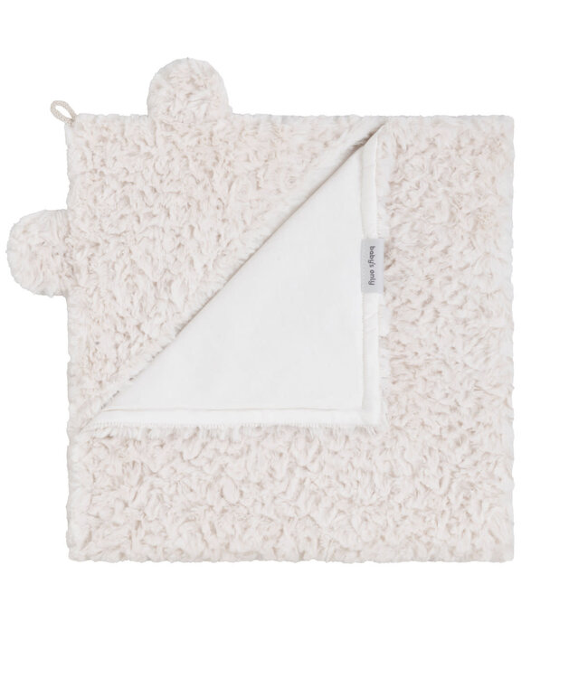 Baby's Only Baby's Only - Wikkeldeken Snow wolwit - met oortjes