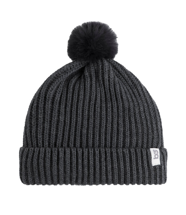 Baby's Only Baby's Only - Mutsje met pompon Cool zwart
