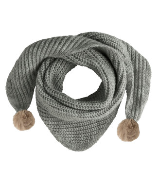 Baby's Only Baby's Only - Driehoek sjaal met Pompon Cool urban green
