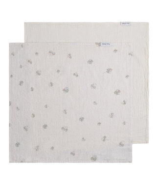 Baby's Only Baby's Only - Swaddle Tender linen/clover - 115x115 - 2-pack