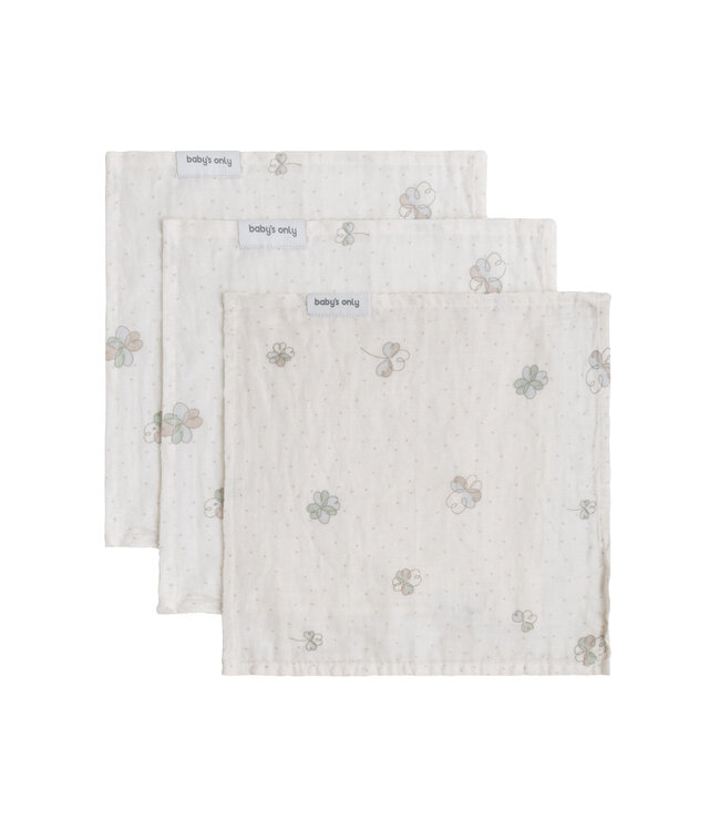 Baby's Only Baby's Only - Monddoekje Tender clover - 30x30 - 3-pack