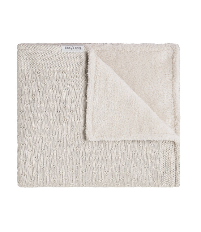 Baby's Only Baby's Only - Wiegdeken teddy Mood warm linen