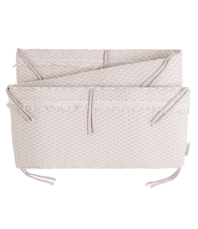 Baby's Only Baby's Only - Bed/boxbumper Happiness oud roze/ecru