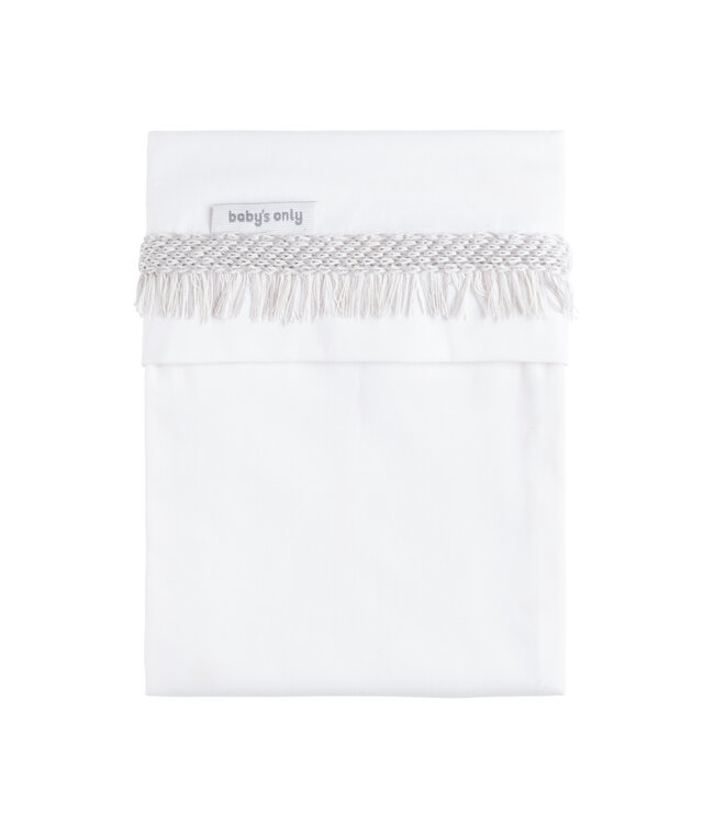 Baby's Only Baby's Only - Ledikantlaken gebreide bies Happiness urban taupe/ecru