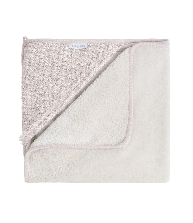 Baby's Only Baby's Only - Wikkeldeken Happiness oud roze/ecru