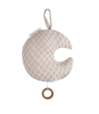 Baby's Only Baby's Only - Muziekdoosje maan Happiness oud roze