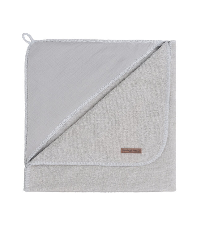 Baby's Only Baby's Only - Badcape Breeze grijs - 75x85