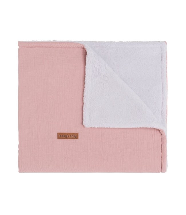 Baby's Only Baby's Only - Ledikantdeken teddy Breeze oud roze