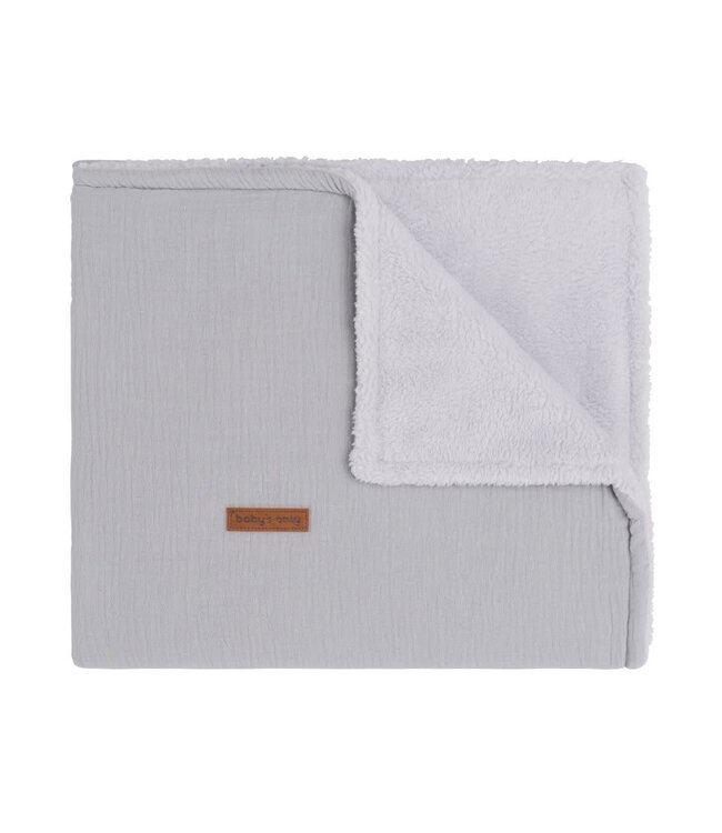 Baby's Only Baby's Only - Wiegdeken teddy Breeze grijs