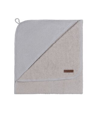 Baby's Only Baby's Only - Badcape Classic zilvergrijs - 75x85