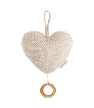 Baby's Only Baby's Only - Muziekdoos hart Classic zand