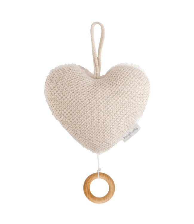 Baby's Only Baby's Only - Muziekdoos hart Classic zand