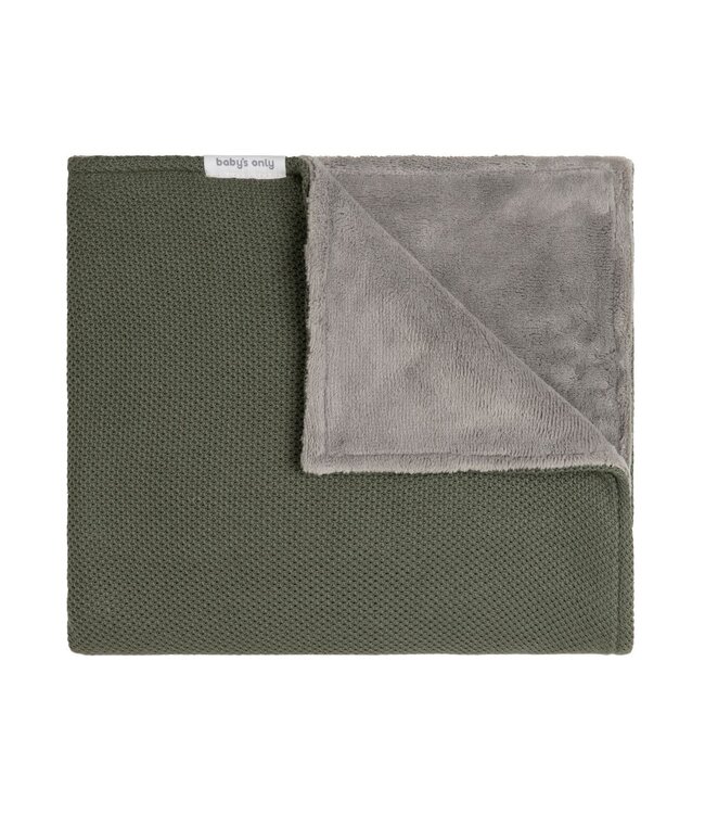 Baby's Only Baby's Only - Wiegdeken teddy Classic khaki