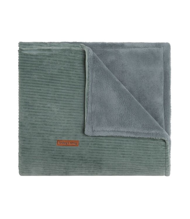 Baby's Only Baby's Only - Ledikantdeken teddy Sense zeegroen