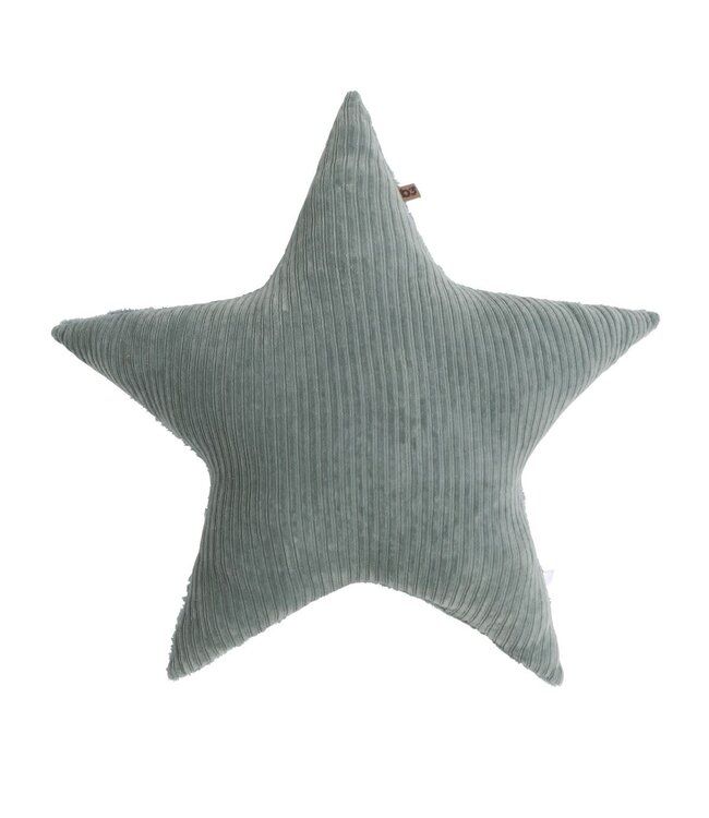 Baby's Only Baby's Only - Kussen ster teddy Sense zeegroen