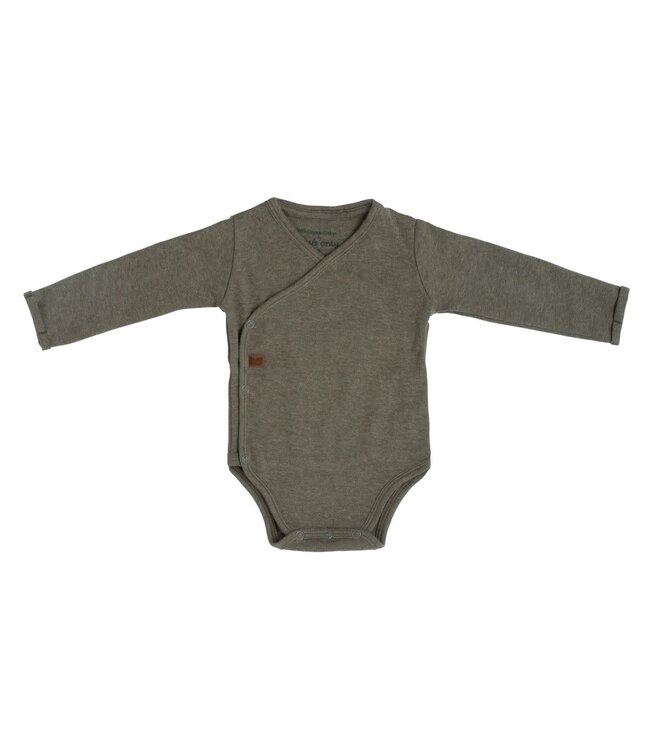 Baby's Only Baby's Only - Rompertje lange mouw Melange khaki - 68