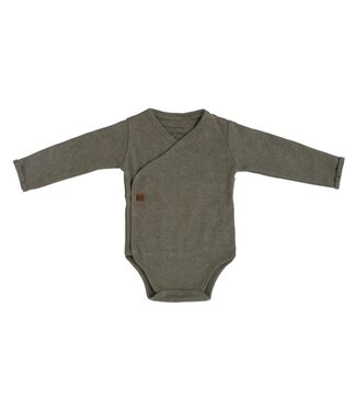 Baby's Only Baby's Only - Rompertje lange mouw Melange khaki - 62