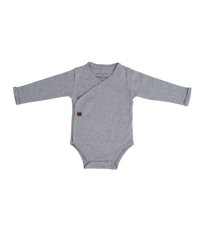 Baby's Only Baby's Only - Rompertje lange mouw Melange grijs - 68