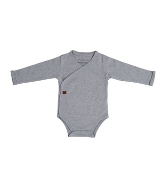 Baby's Only Baby's Only - Rompertje lange mouw Melange grijs - 50