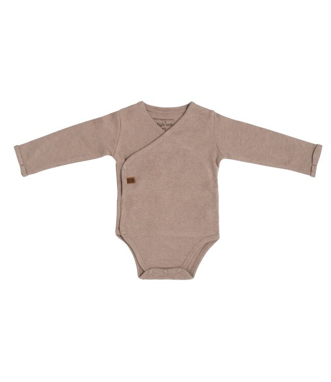 Baby's Only Baby's Only - Rompertje lange mouw Melange clay - 68