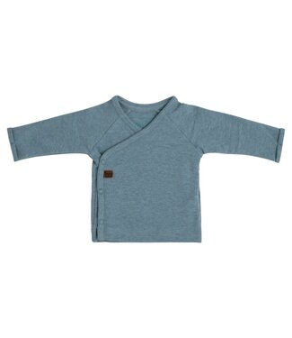 Baby's Only Baby's Only - Overslagtruitje Melange stonegreen - 44