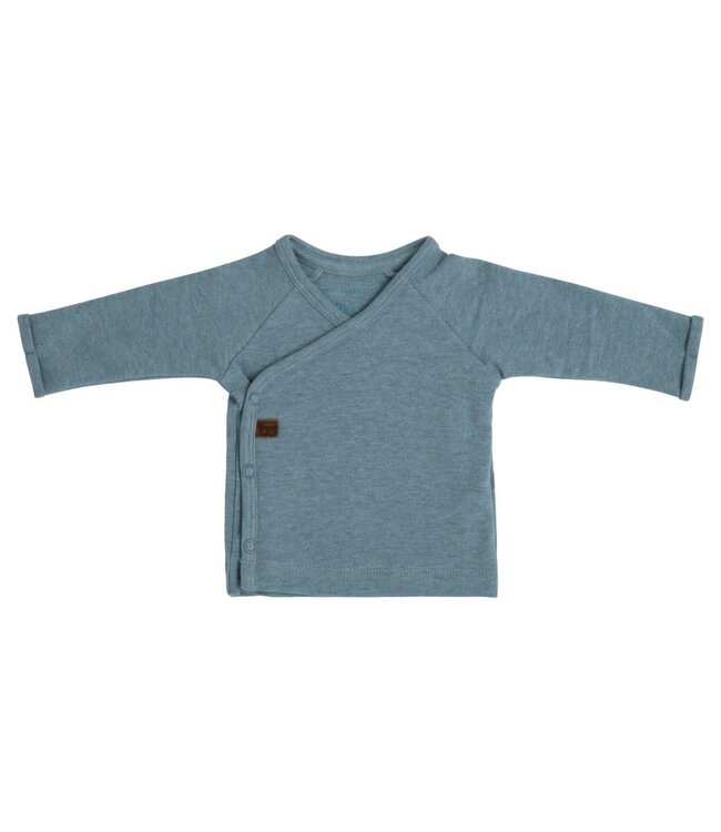 Baby's Only Baby's Only - Overslagtruitje Melange stonegreen - 44