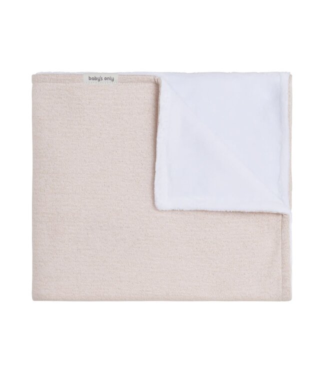 Baby's Only Baby's Only - Ledikantdeken teddy Sparkle goud-ivoor mÃªlee