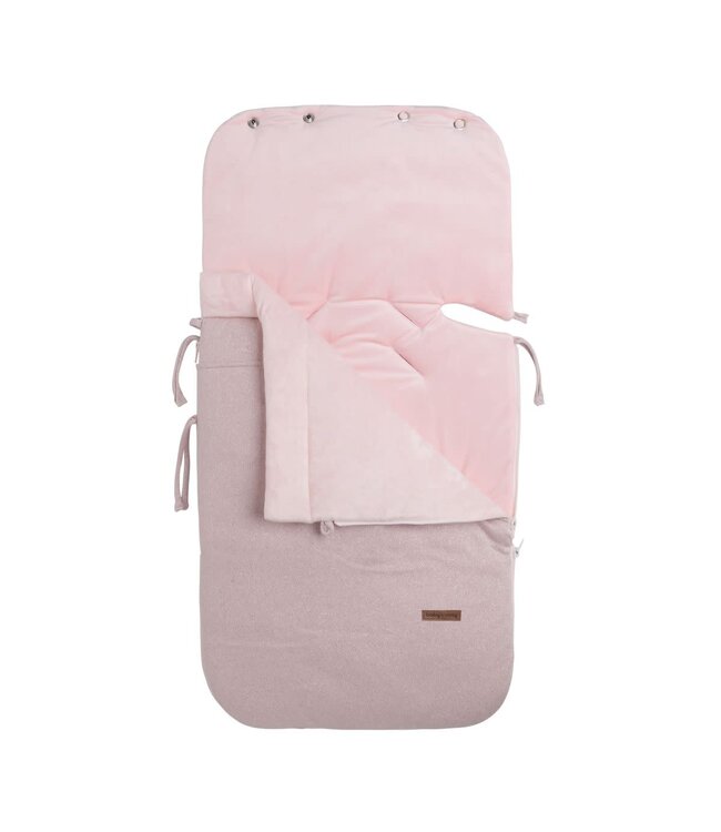 Baby's Only Baby's Only - Voetenzak autostoel 0+ Sparkle zilver-roze mÃªlee