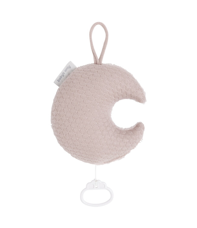 Baby's Only Baby's Only - Muziekdoosje maan Sky oud roze