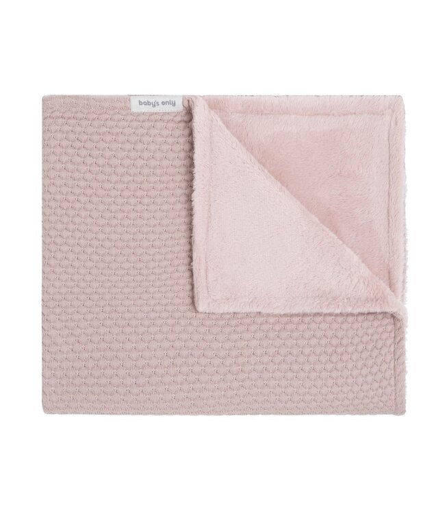 Baby's Only Baby's Only - Wiegdeken teddy Sky oud roze