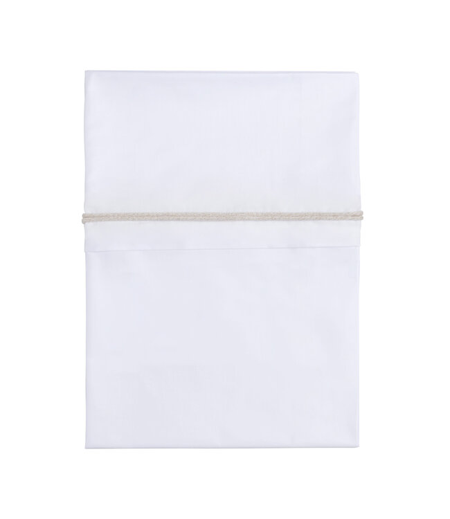 Baby's Only Baby's Only - Wieglaken gebreide bies goud-ivoor mÃªlee/wit